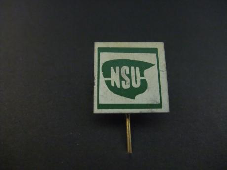 NSU Duitse fabrikant van auto's groen logo